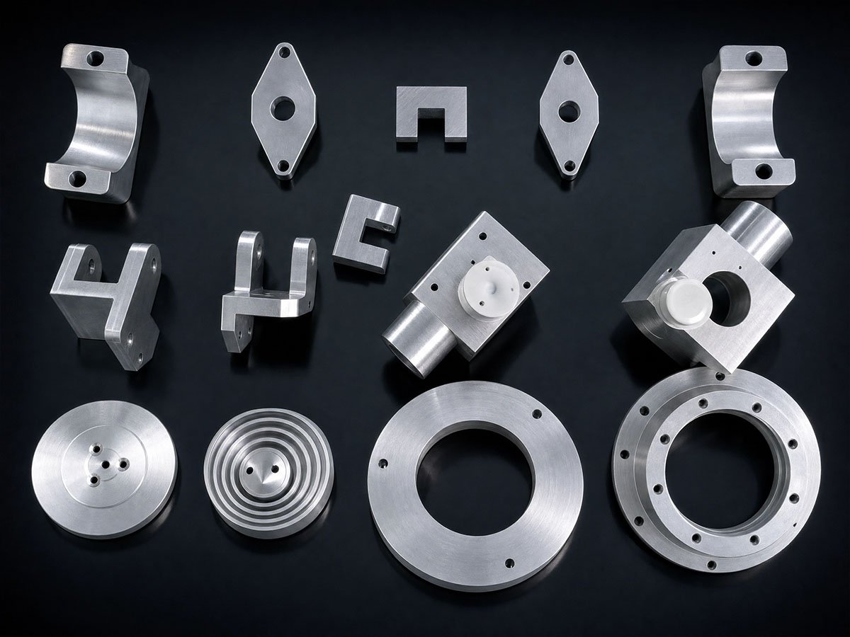 CNC and VMC machined aluminium components – precision turned and milled parts