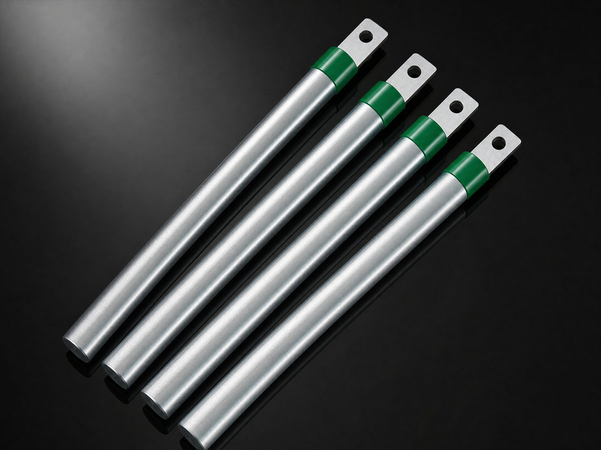 Aluminium earth ground rods