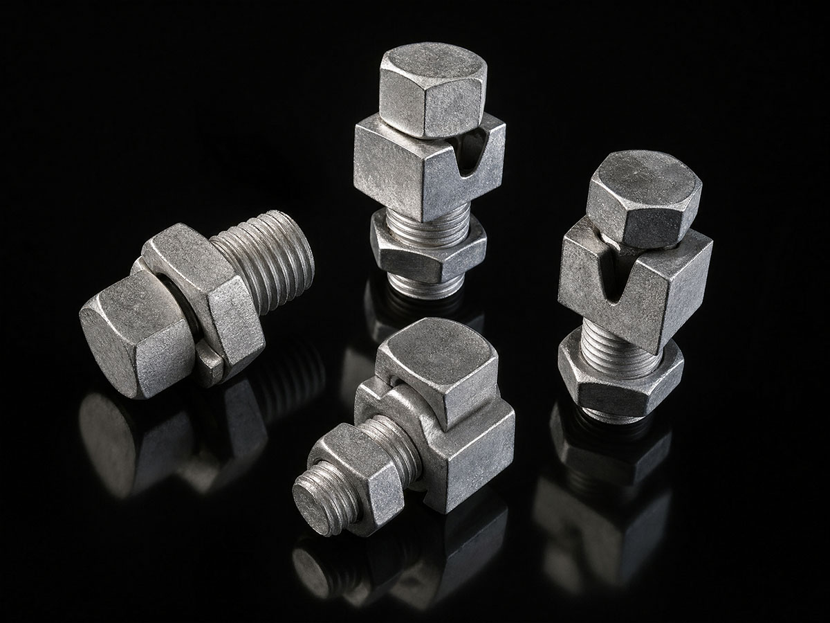 Aluminium split bolt connectors