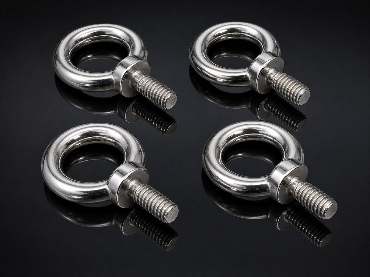 Aluminium eye bolts
