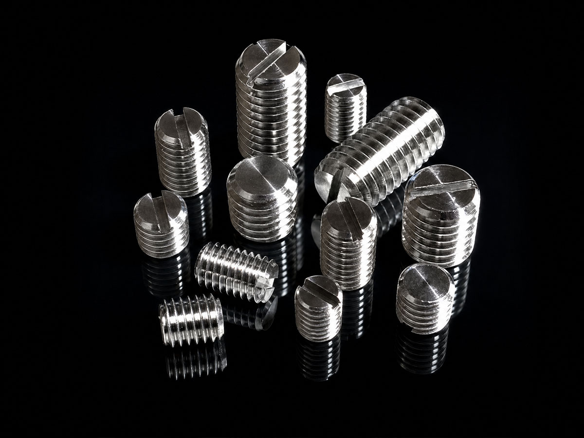 Aluminium grub screws