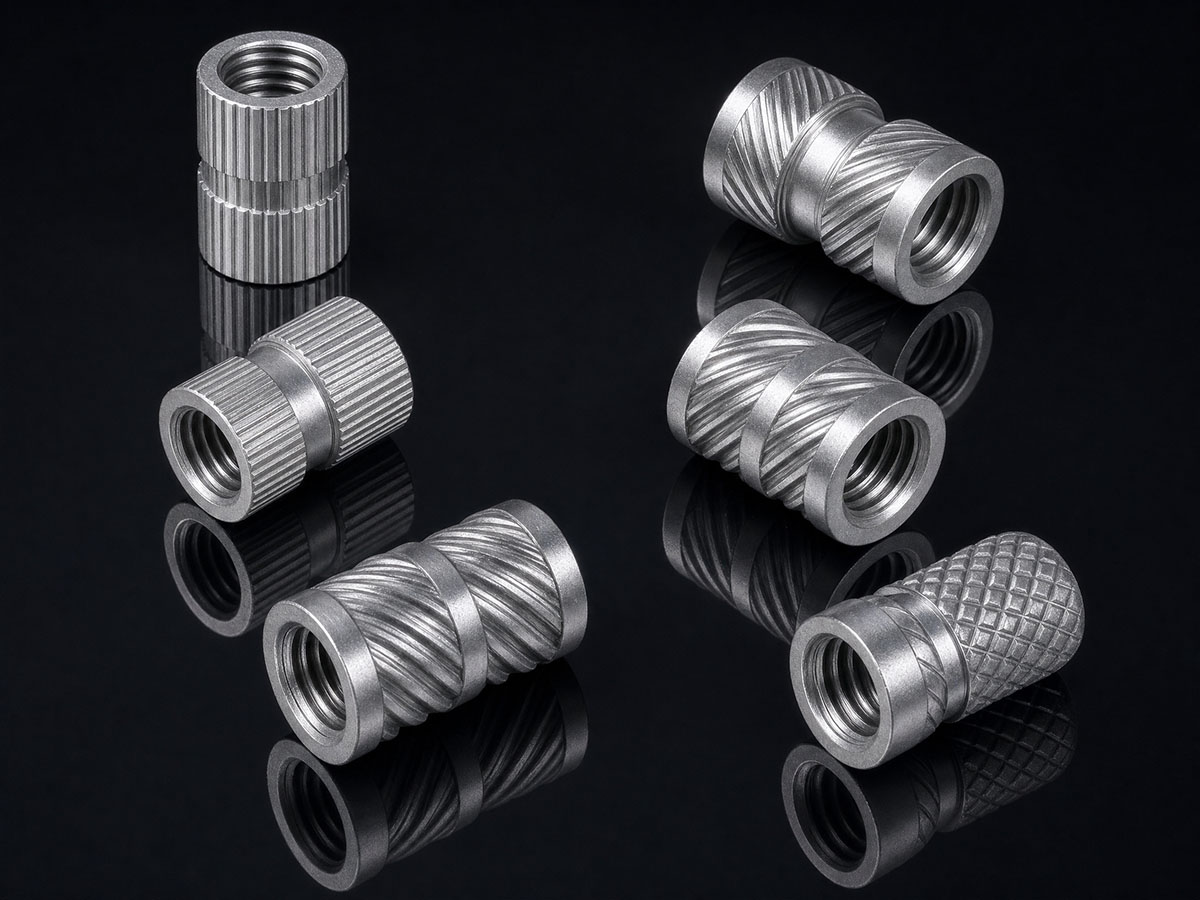 Aluminium moulding inserts