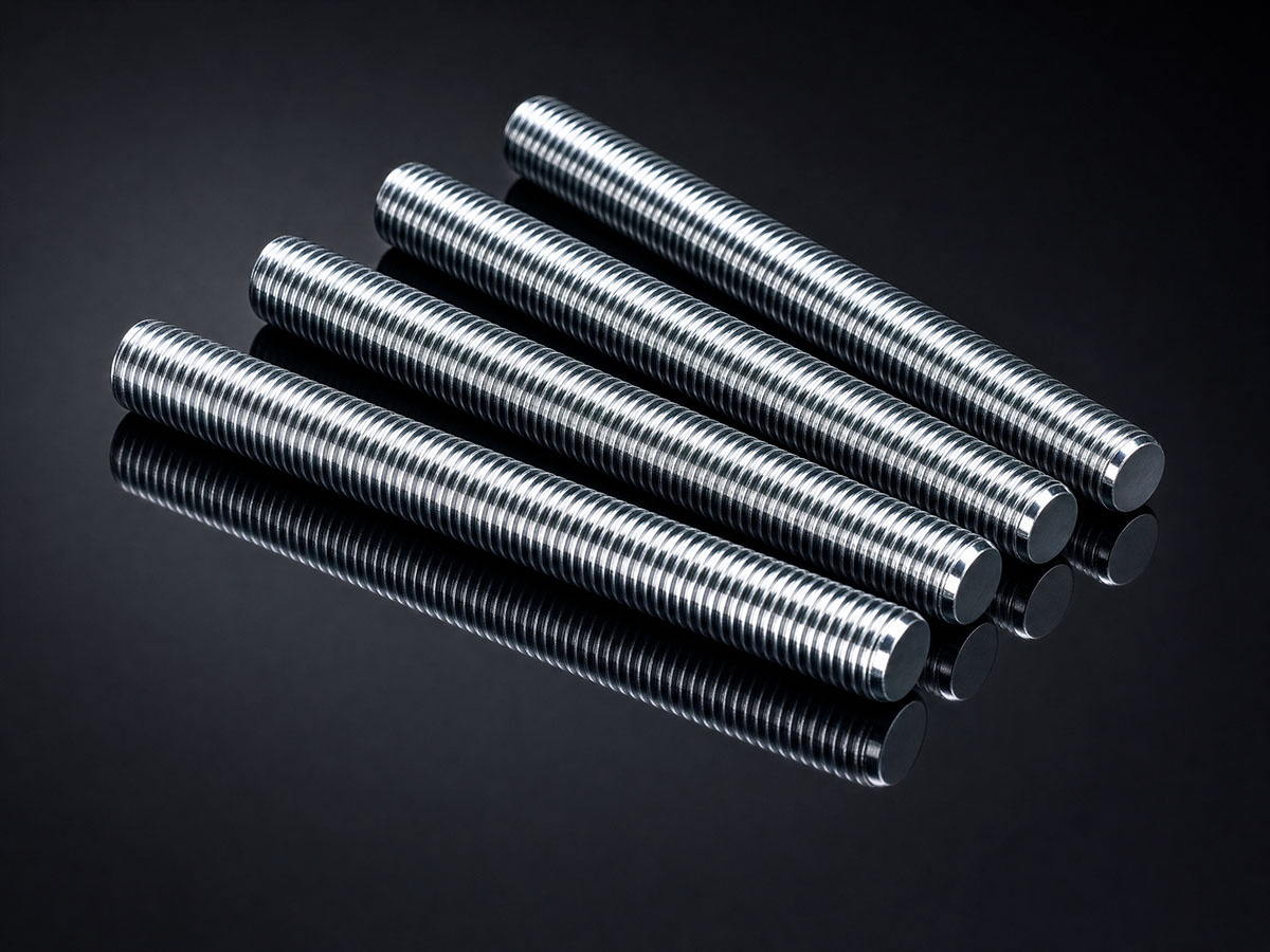 Aluminium threaded rods