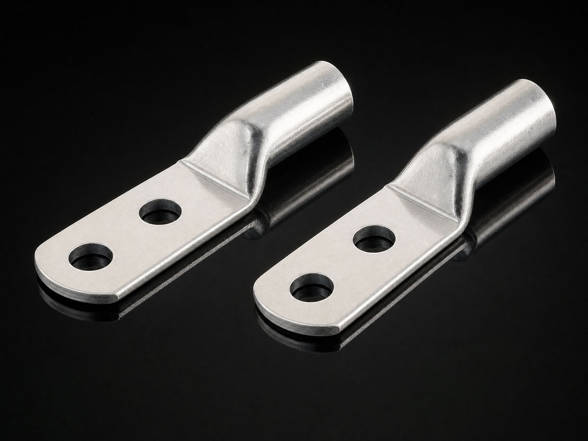 Aluminium compression lugs two hole