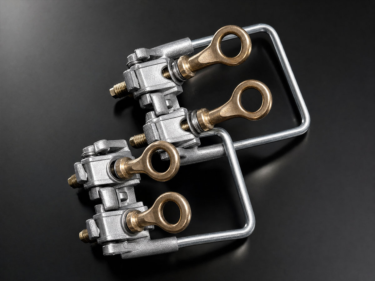 Aluminium stirrup clamps