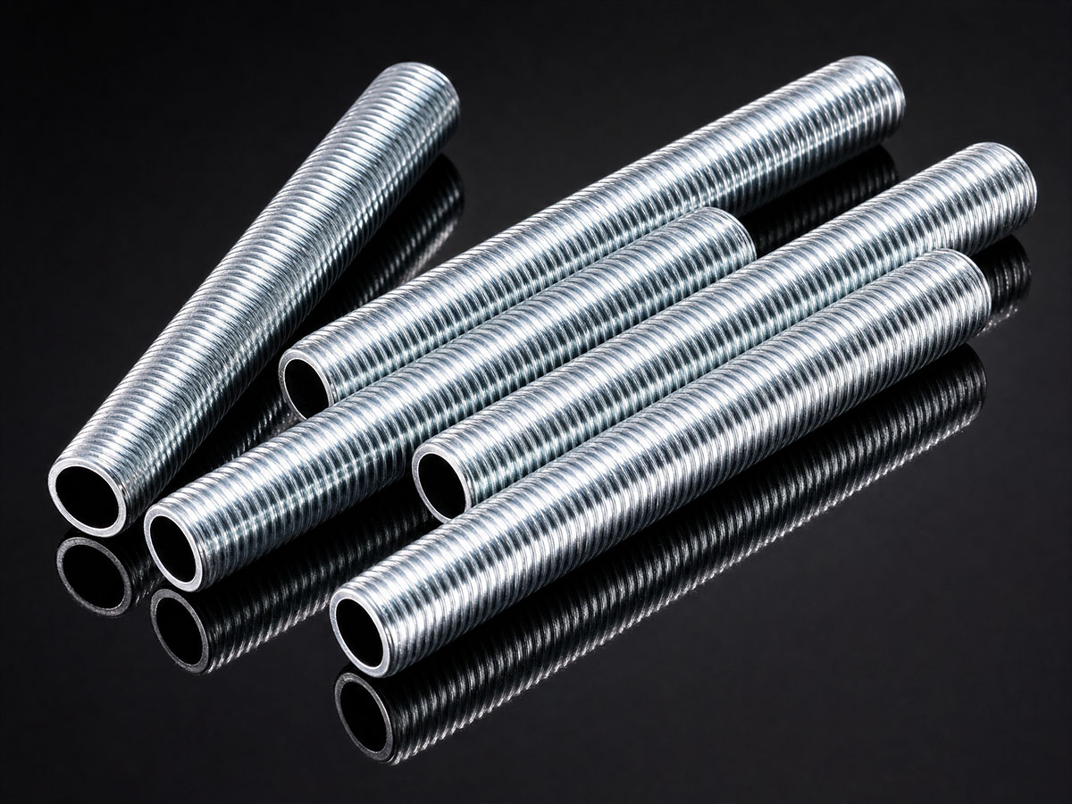 Aluminium pipe nipples