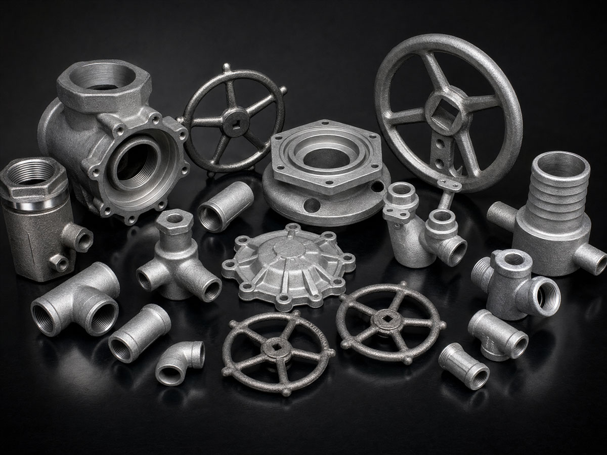 Aluminium pump and valve castings