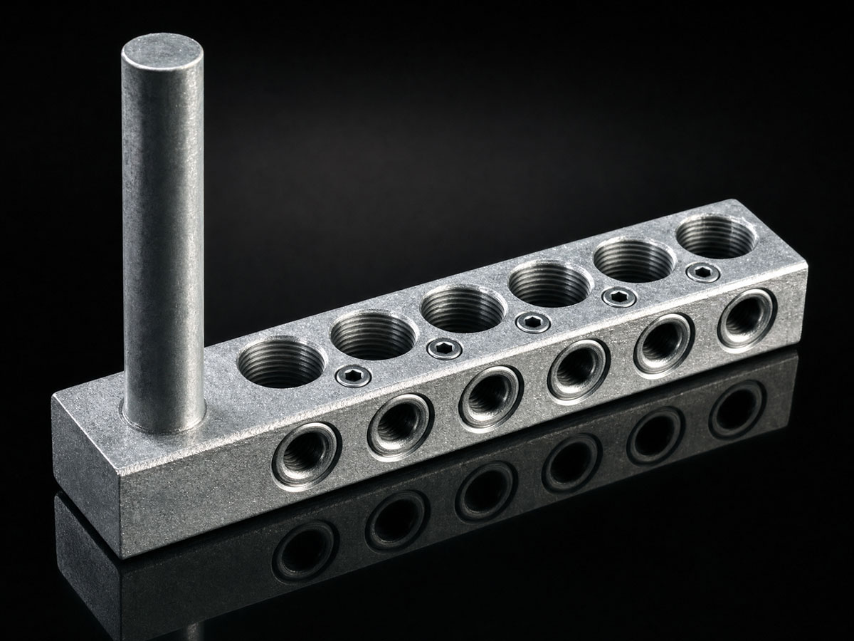 Aluminium overhead eyebolt transformer connector