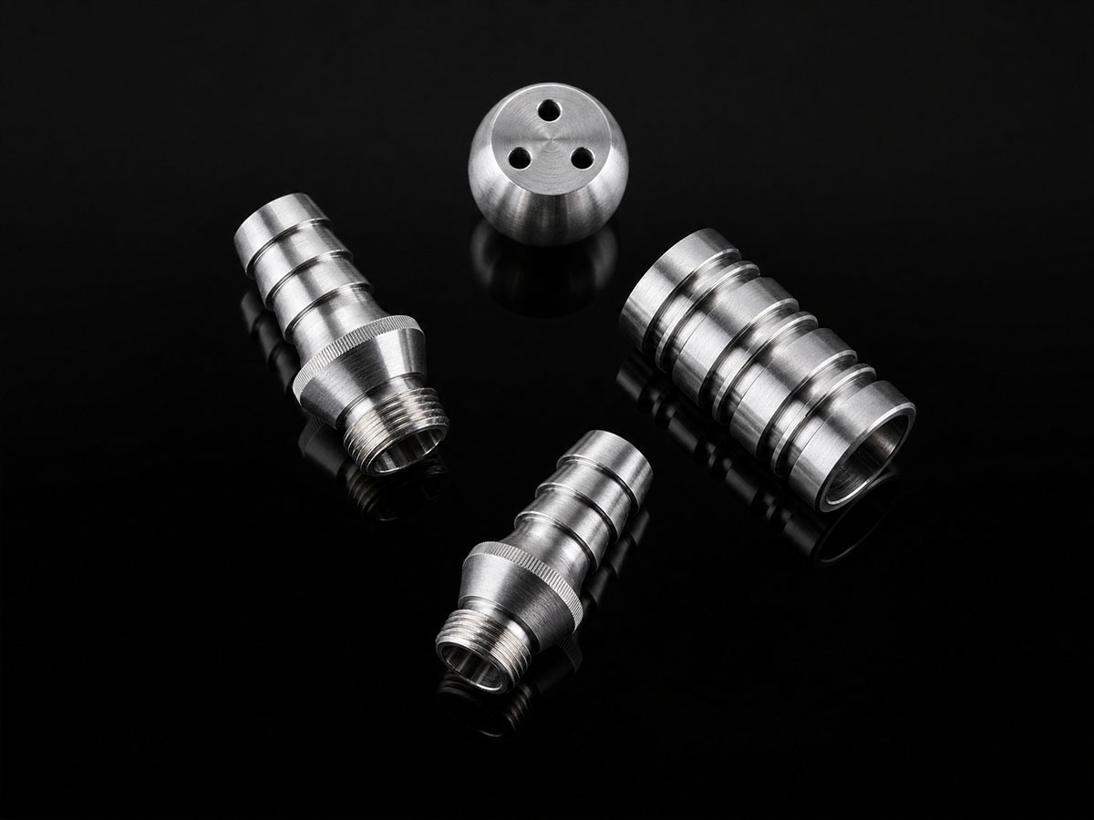 Precision aluminium fittings